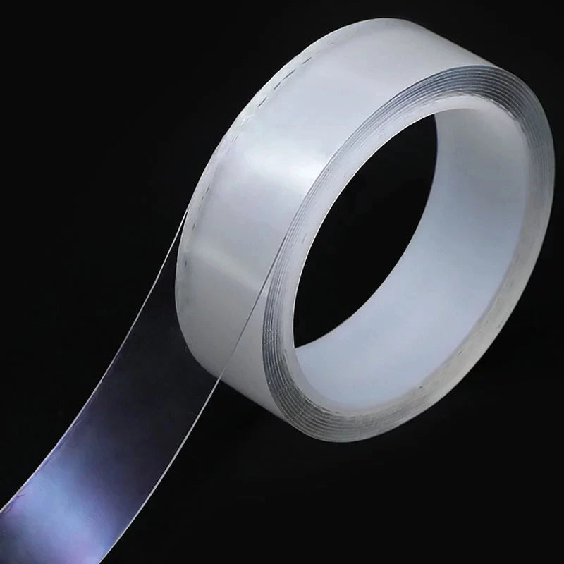 Reusable Nano Double-Sided Clear Adhesive Tape – Perfect for LED Strips & More